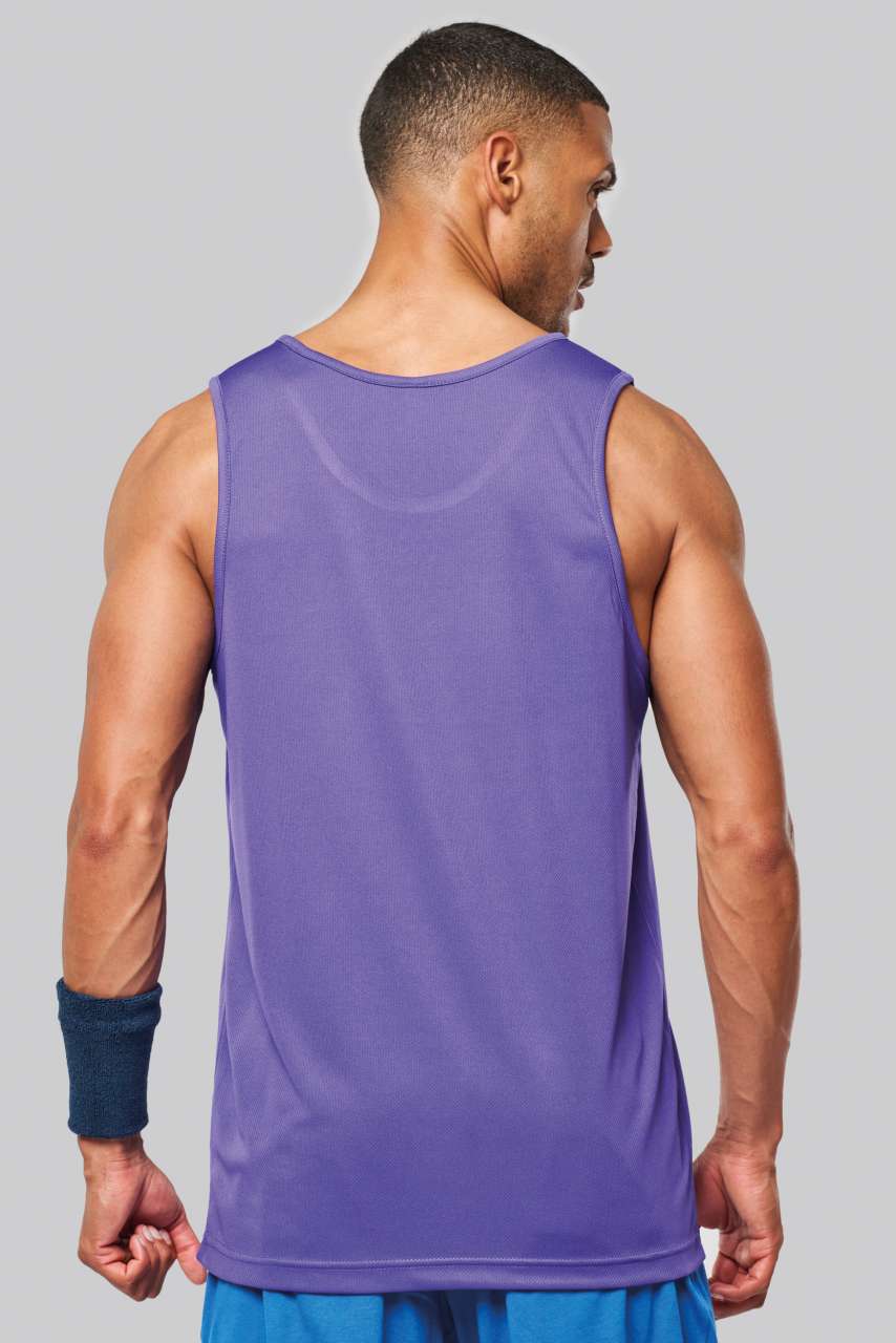MEN’S SPORTS VEST - Aqua Blue - Additional