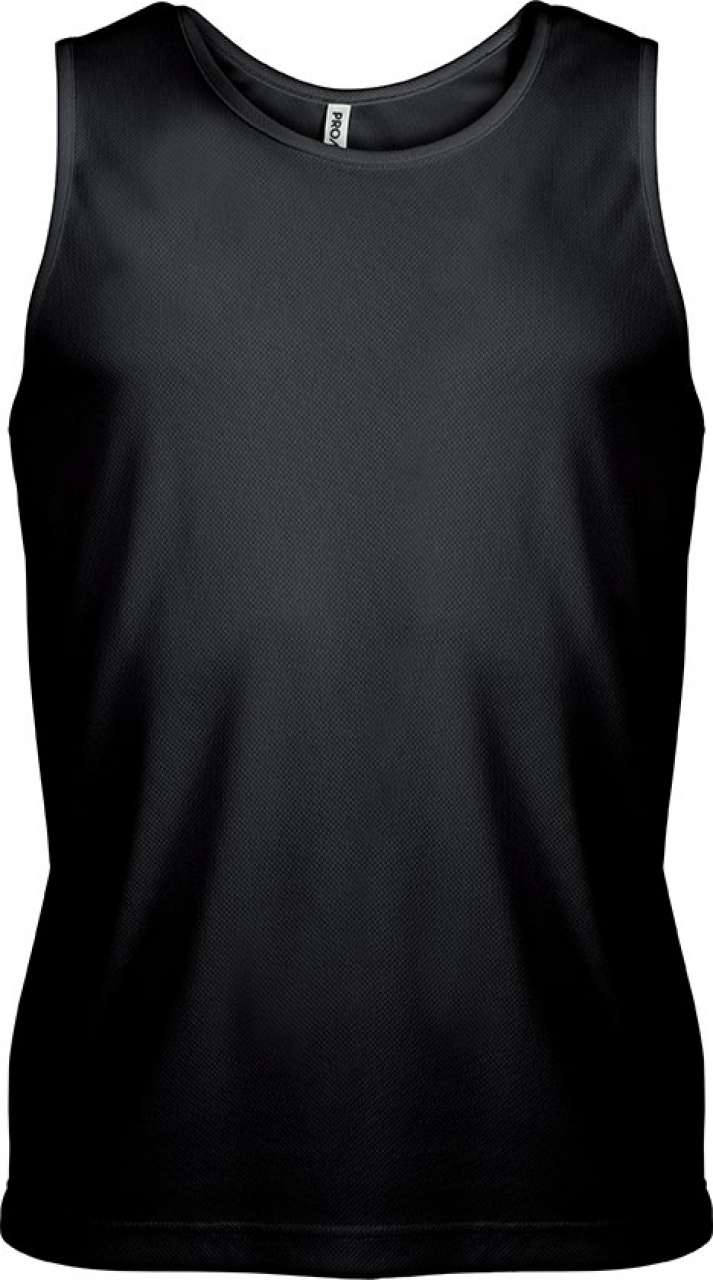 MEN’S SPORTS VEST - Black - Main