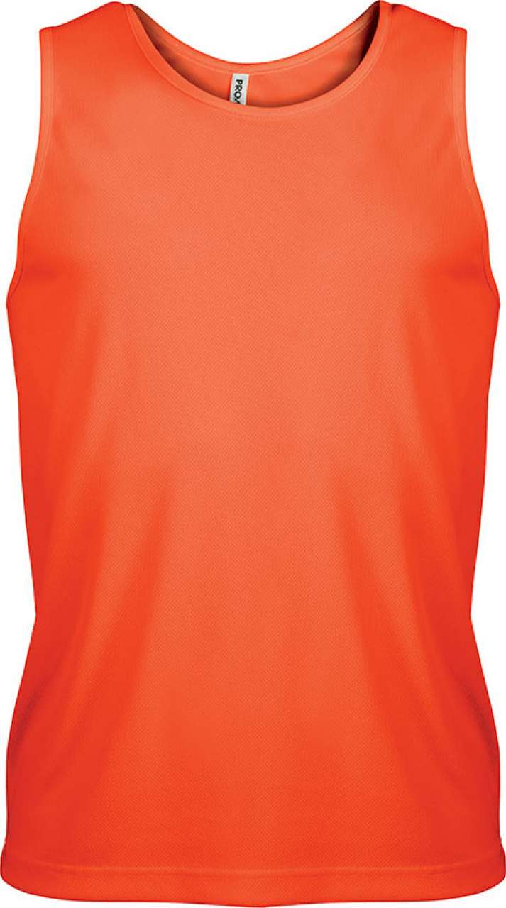 MEN’S SPORTS VEST - Fluorescent Orange - Main