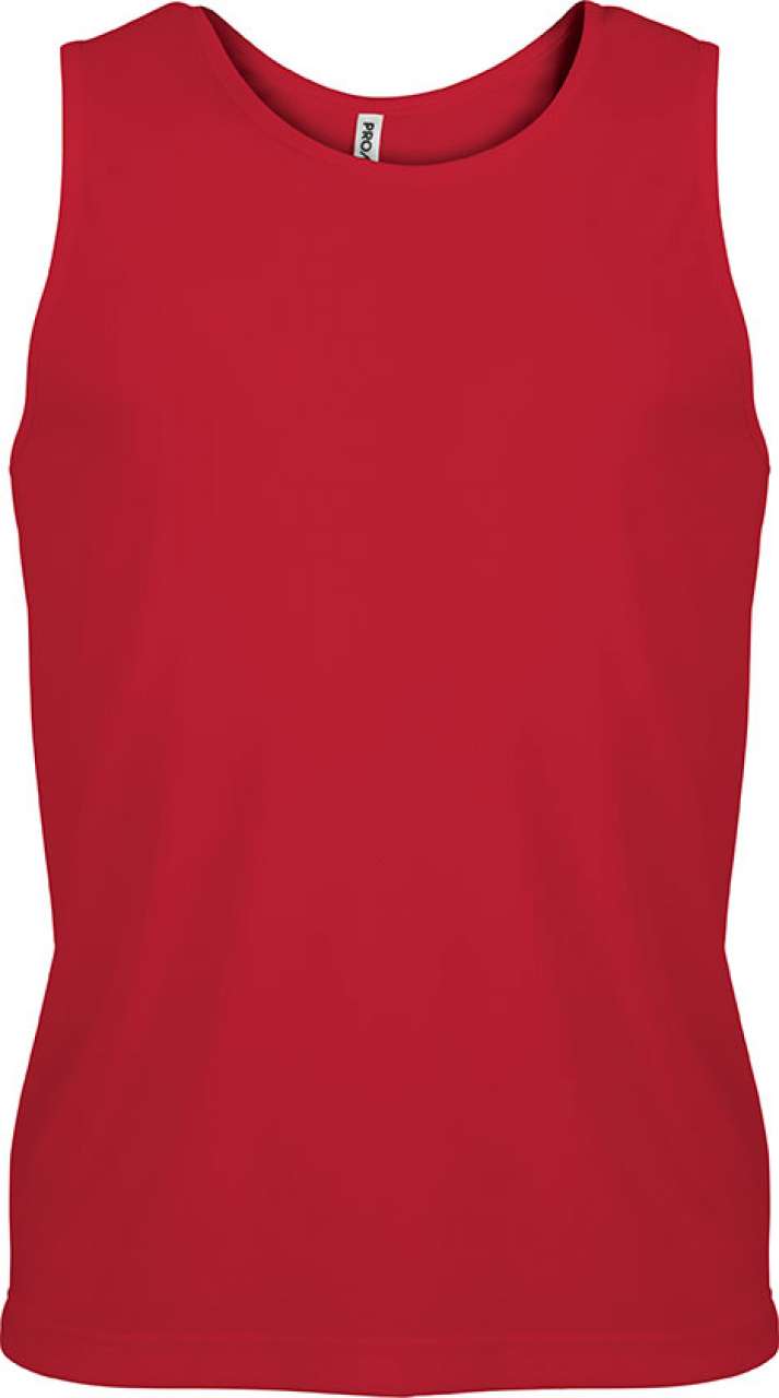 MEN’S SPORTS VEST - Red - Main