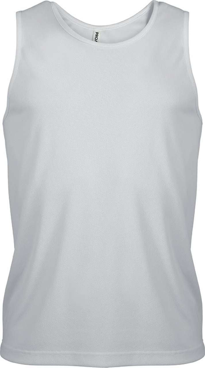 MEN’S SPORTS VEST - White - Main