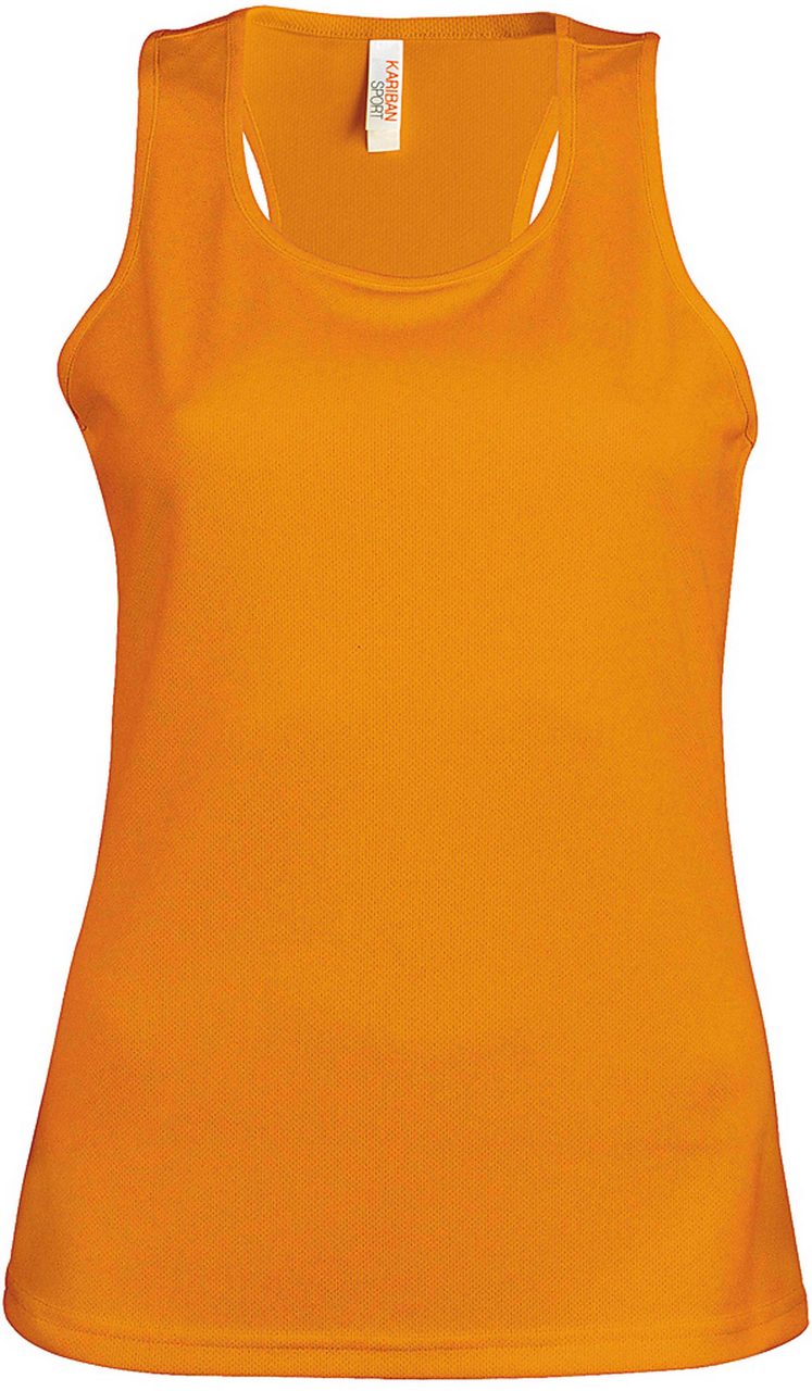 LADIES' SPORTS VEST - Orange - Main