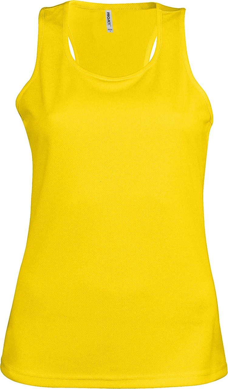 LADIES' SPORTS VEST - True Yellow - Main