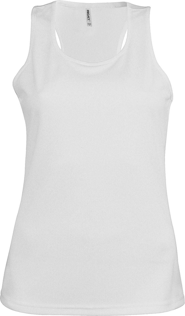 LADIES' SPORTS VEST - White - Main