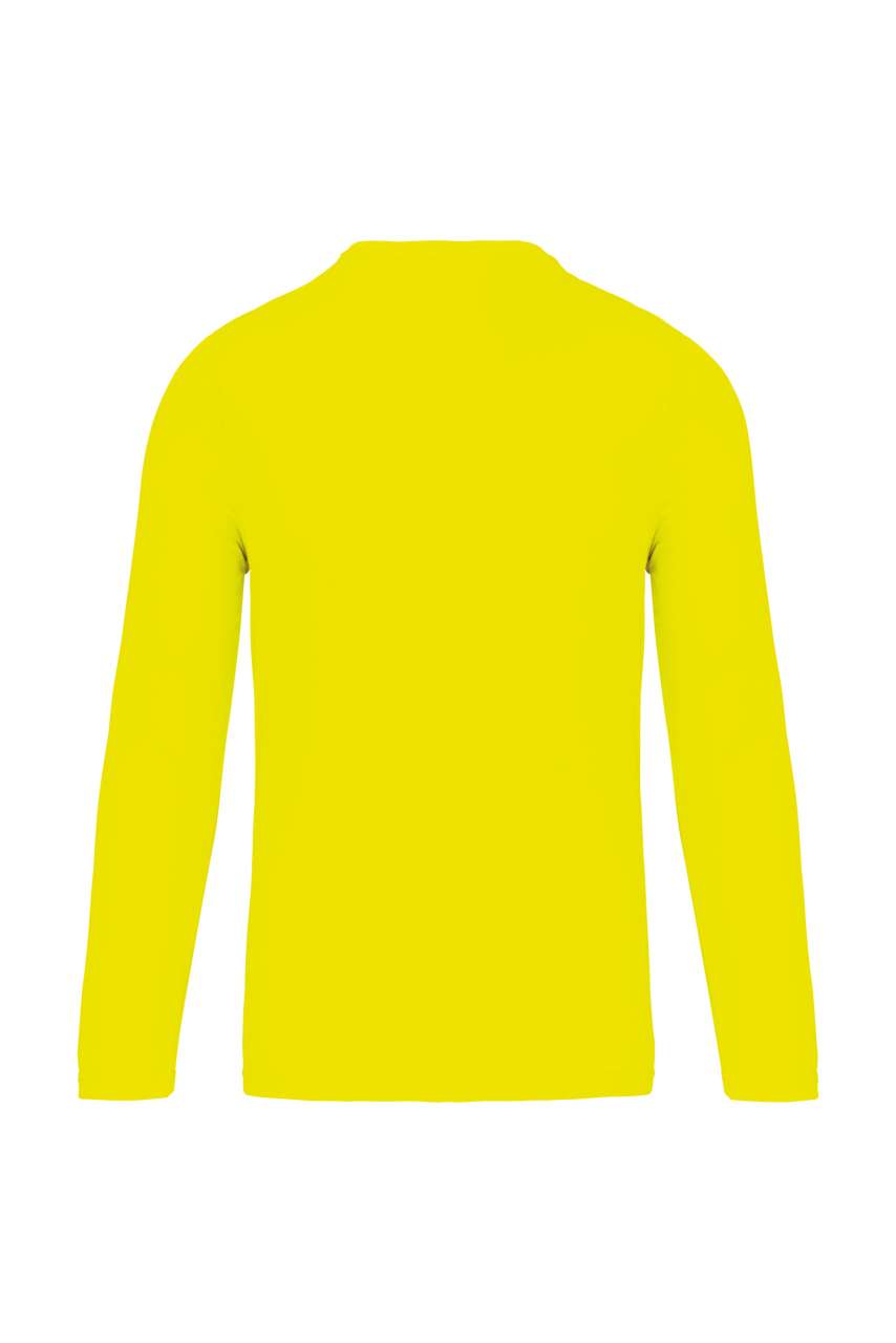 MEN'S LONG-SLEEVED SPORTS T-SHIRT - Fluorescent Yellow - Additional