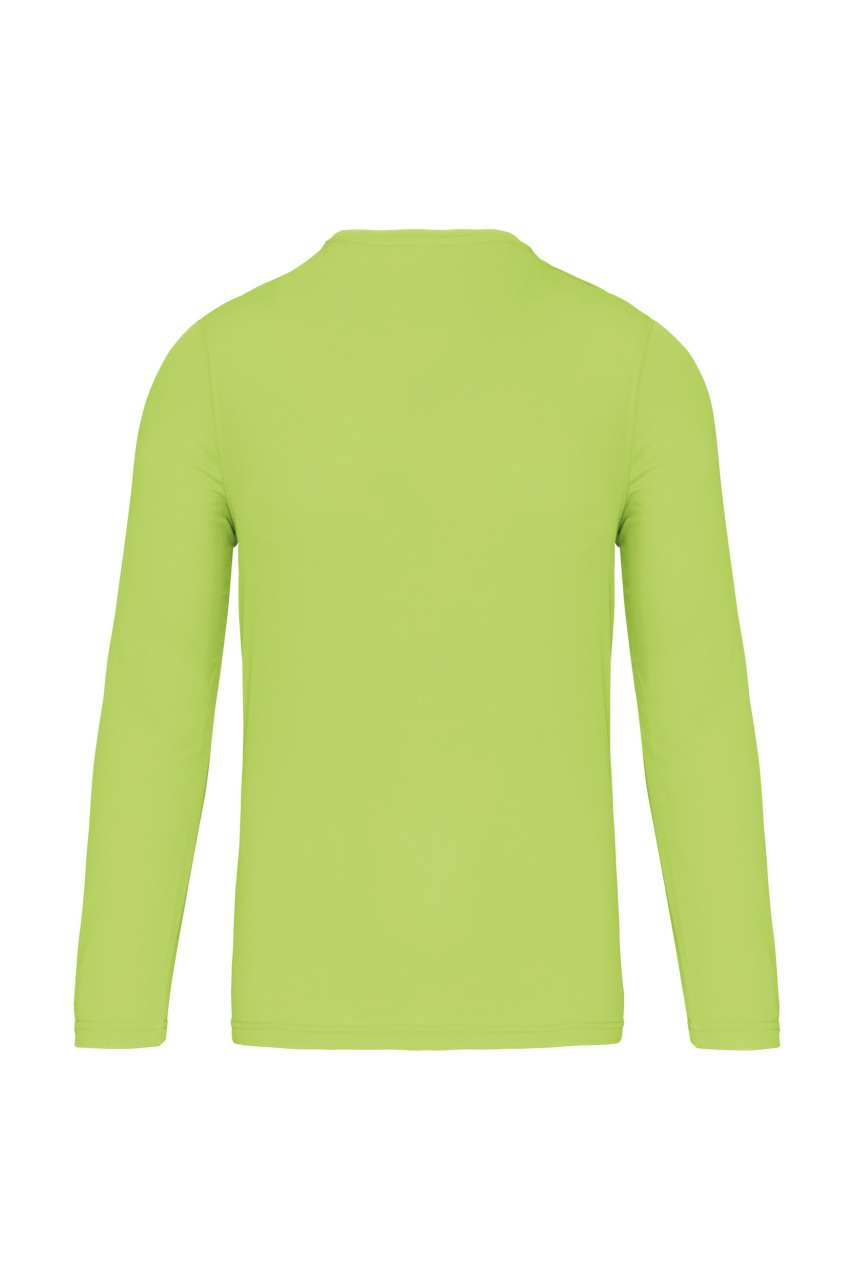 MEN'S LONG-SLEEVED SPORTS T-SHIRT - Lime - Additional