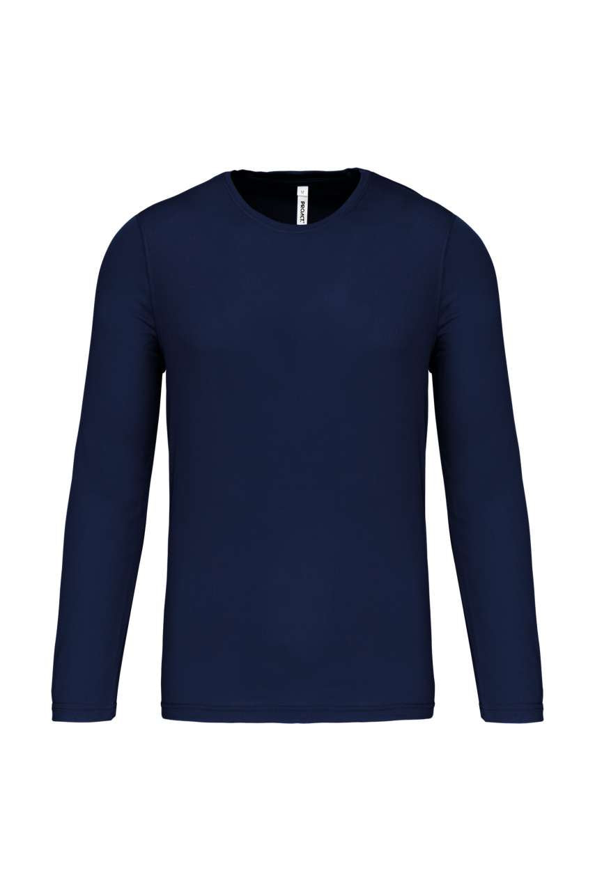 MEN'S LONG-SLEEVED SPORTS T-SHIRT - Sporty Navy - Main