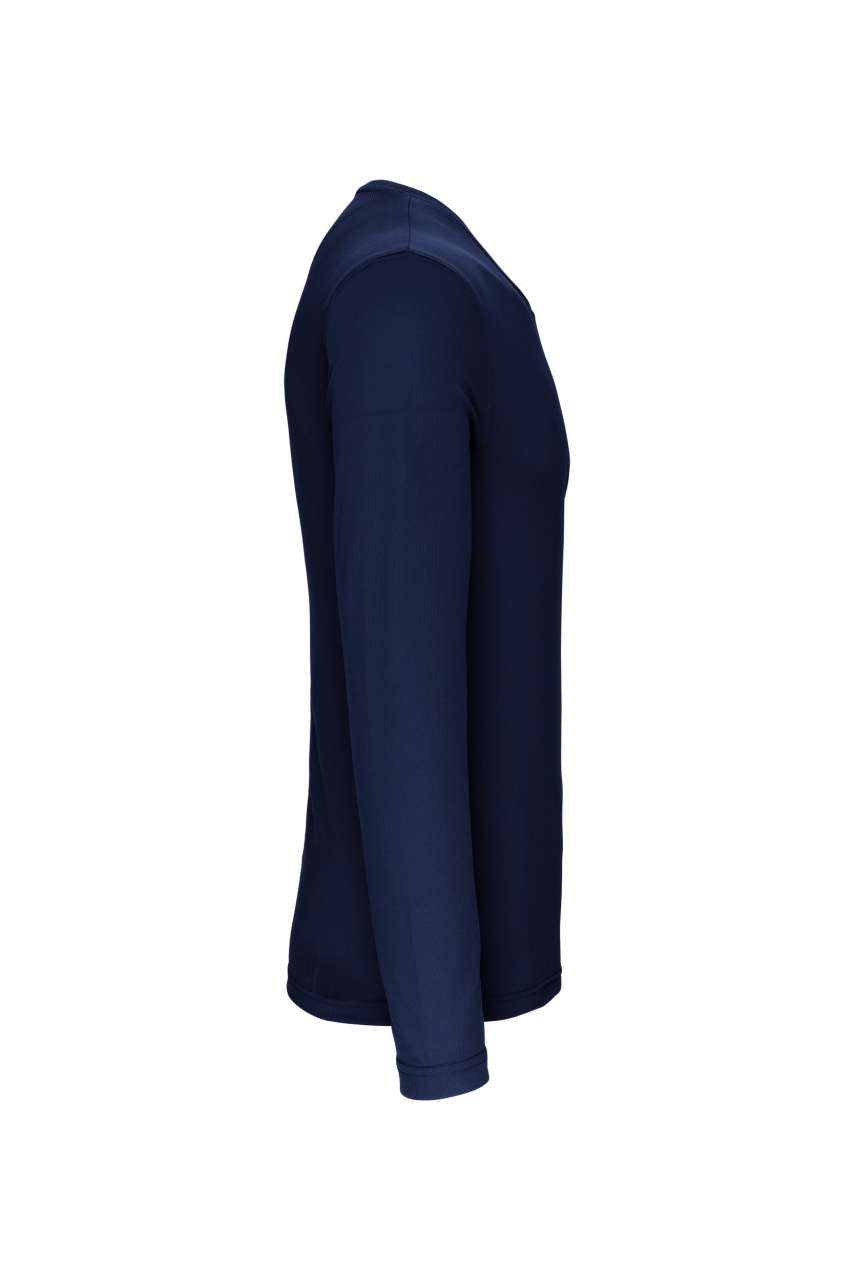 MEN'S LONG-SLEEVED SPORTS T-SHIRT - Sporty Navy - Additional
