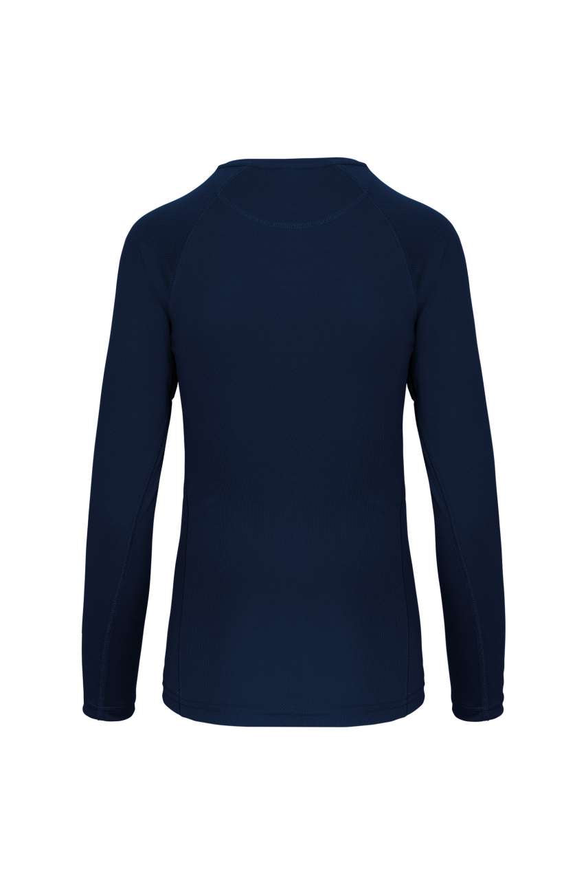 LADIES' LONG-SLEEVED SPORTS T-SHIRT - Sporty Navy - Additional