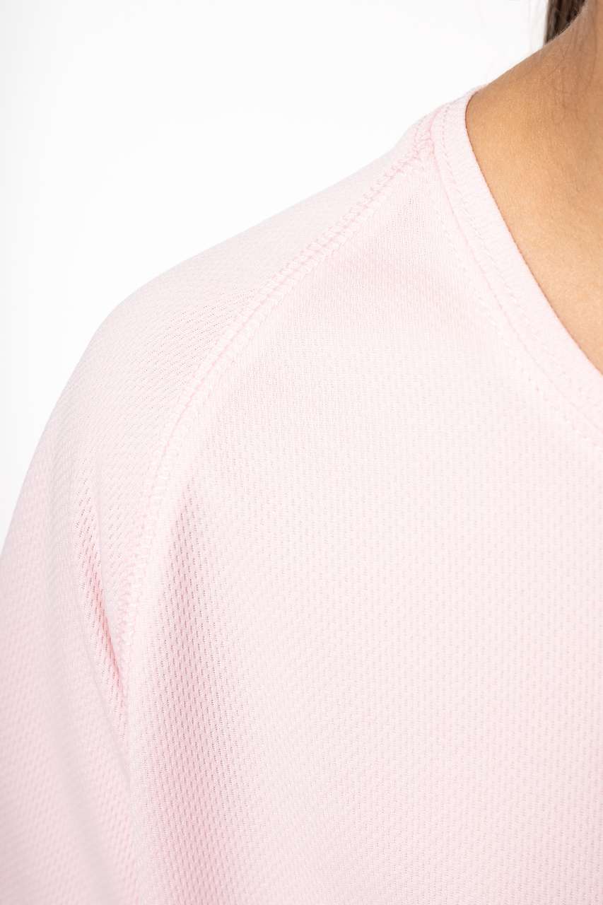 KIDS' SHORT SLEEVED SPORTS T-SHIRT - Fuchsia - Additional