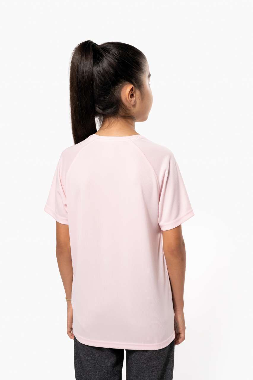 KIDS' SHORT SLEEVED SPORTS T-SHIRT - White - Additional