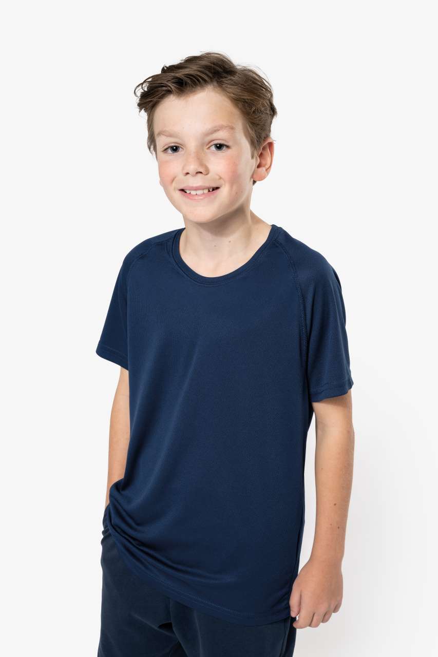 KIDS' SHORT SLEEVED SPORTS T-SHIRT - White - Additional