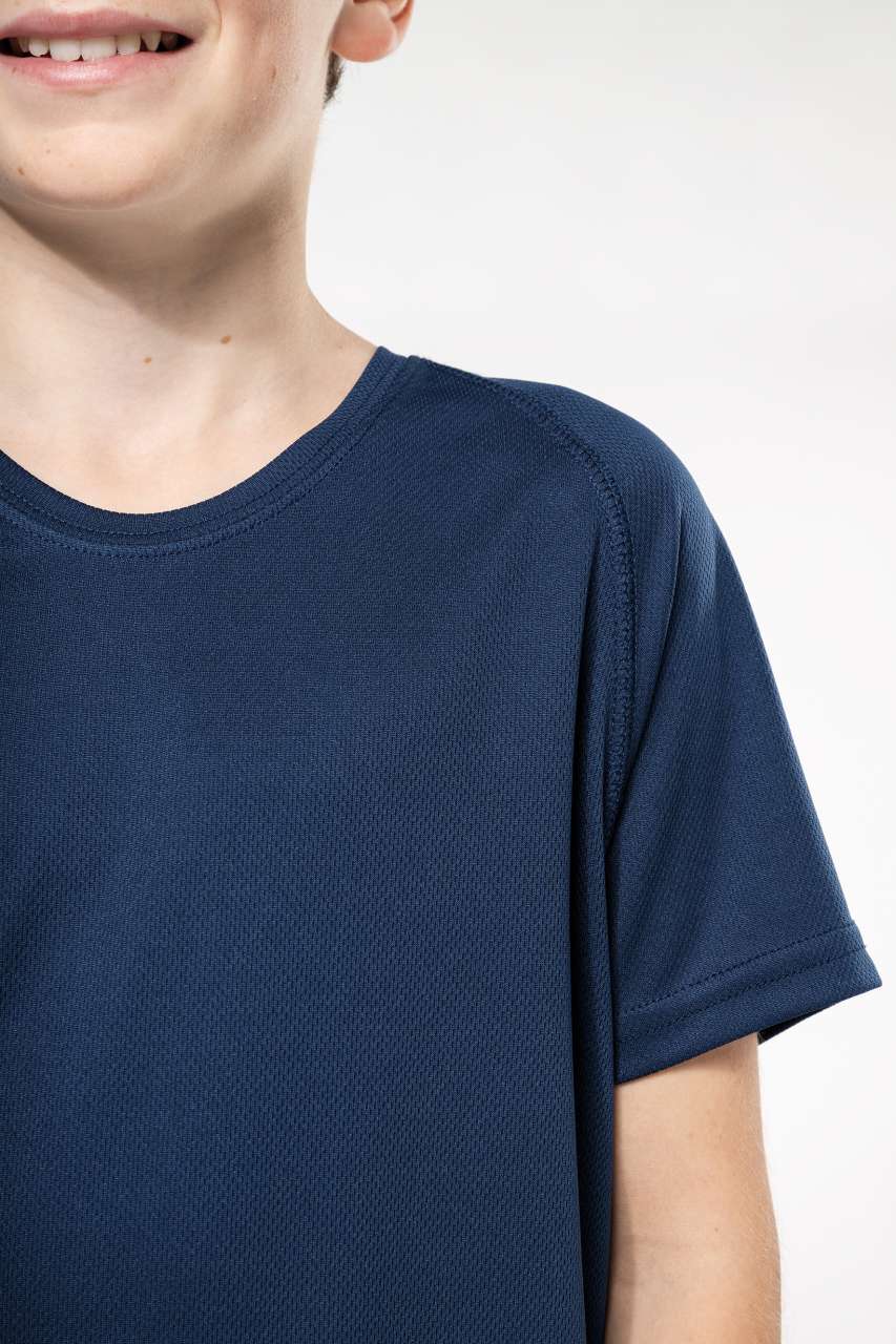 KIDS' SHORT SLEEVED SPORTS T-SHIRT - White - Additional