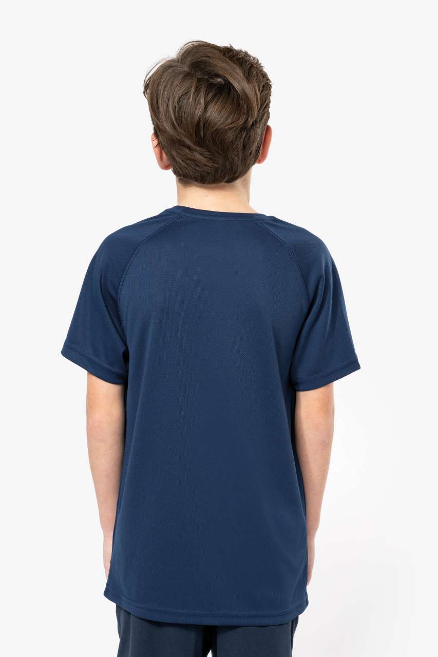 KIDS' SHORT SLEEVED SPORTS T-SHIRT - White - Additional