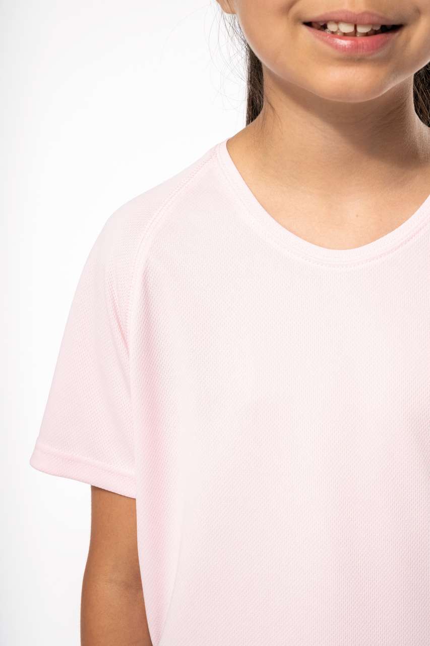 KIDS' SHORT SLEEVED SPORTS T-SHIRT - White - Additional
