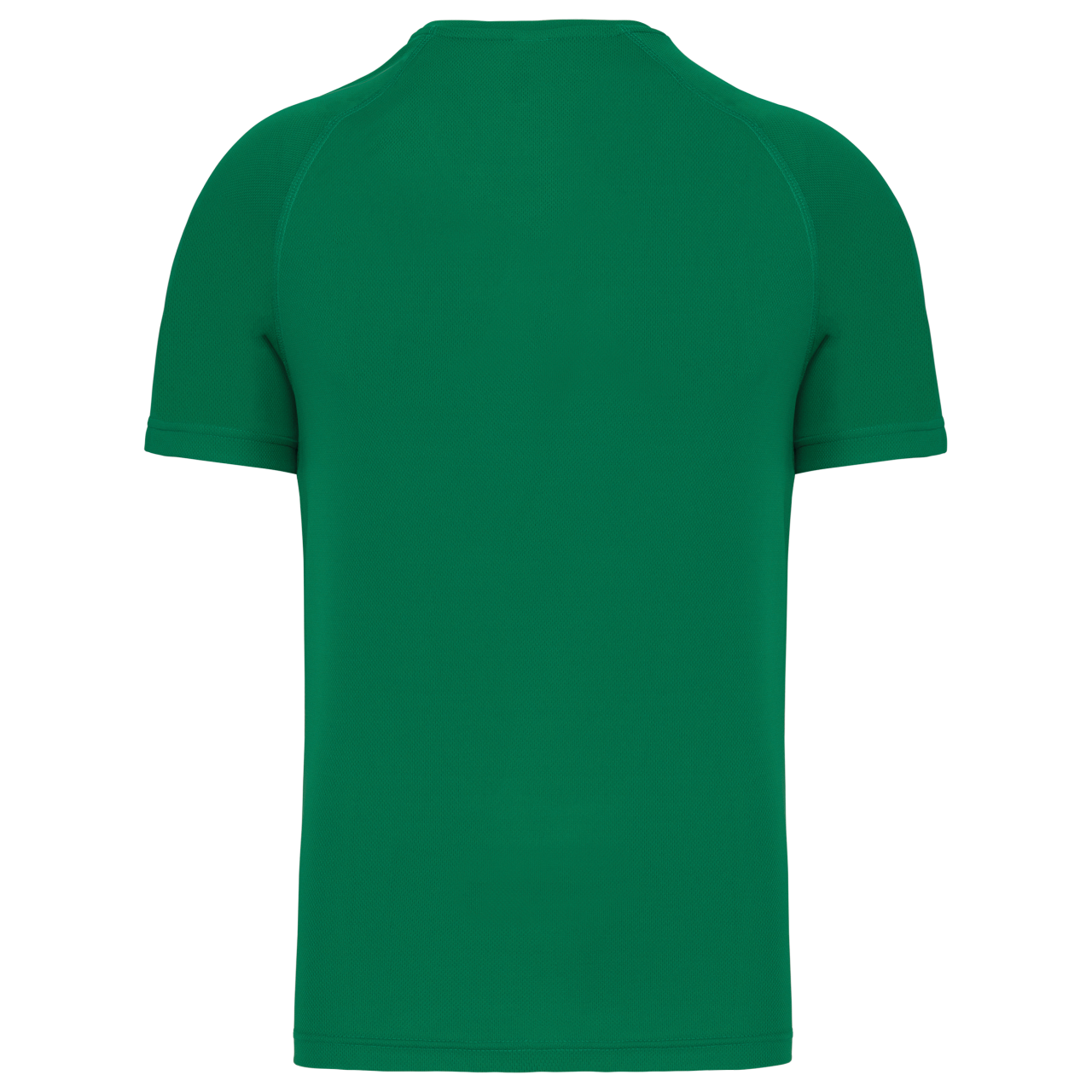 MEN’S V-NECK SHORT SLEEVE SPORTS T-SHIRT - Kelly Green - Additional