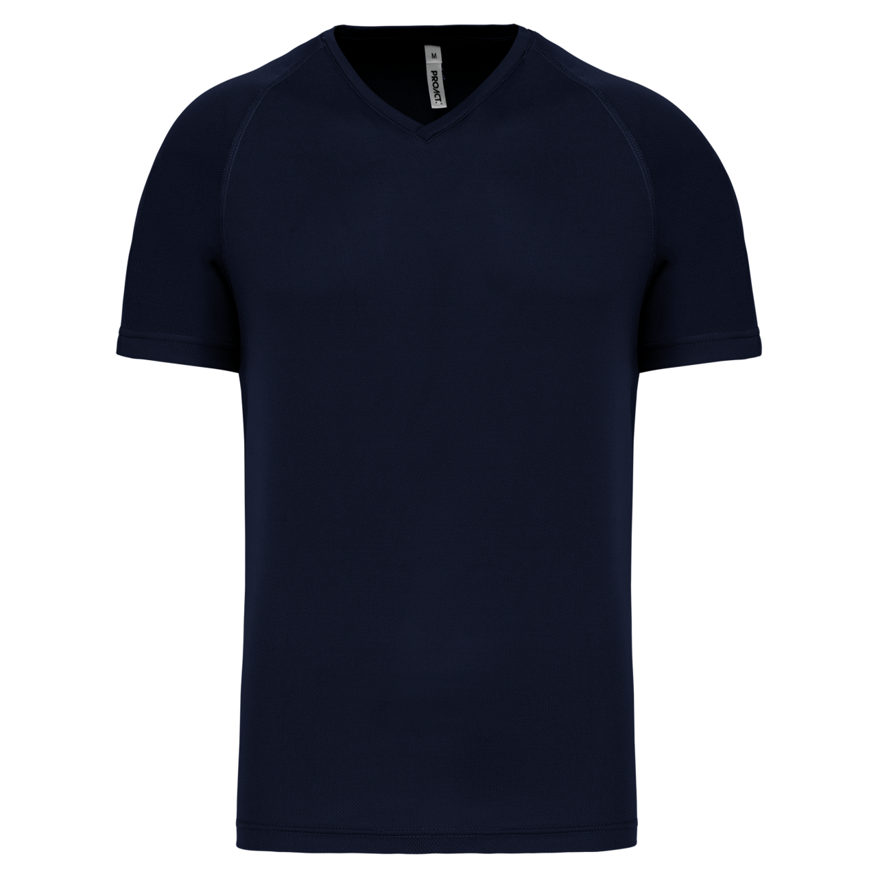 MEN’S V-NECK SHORT SLEEVE SPORTS T-SHIRT - Sporty Navy - Main