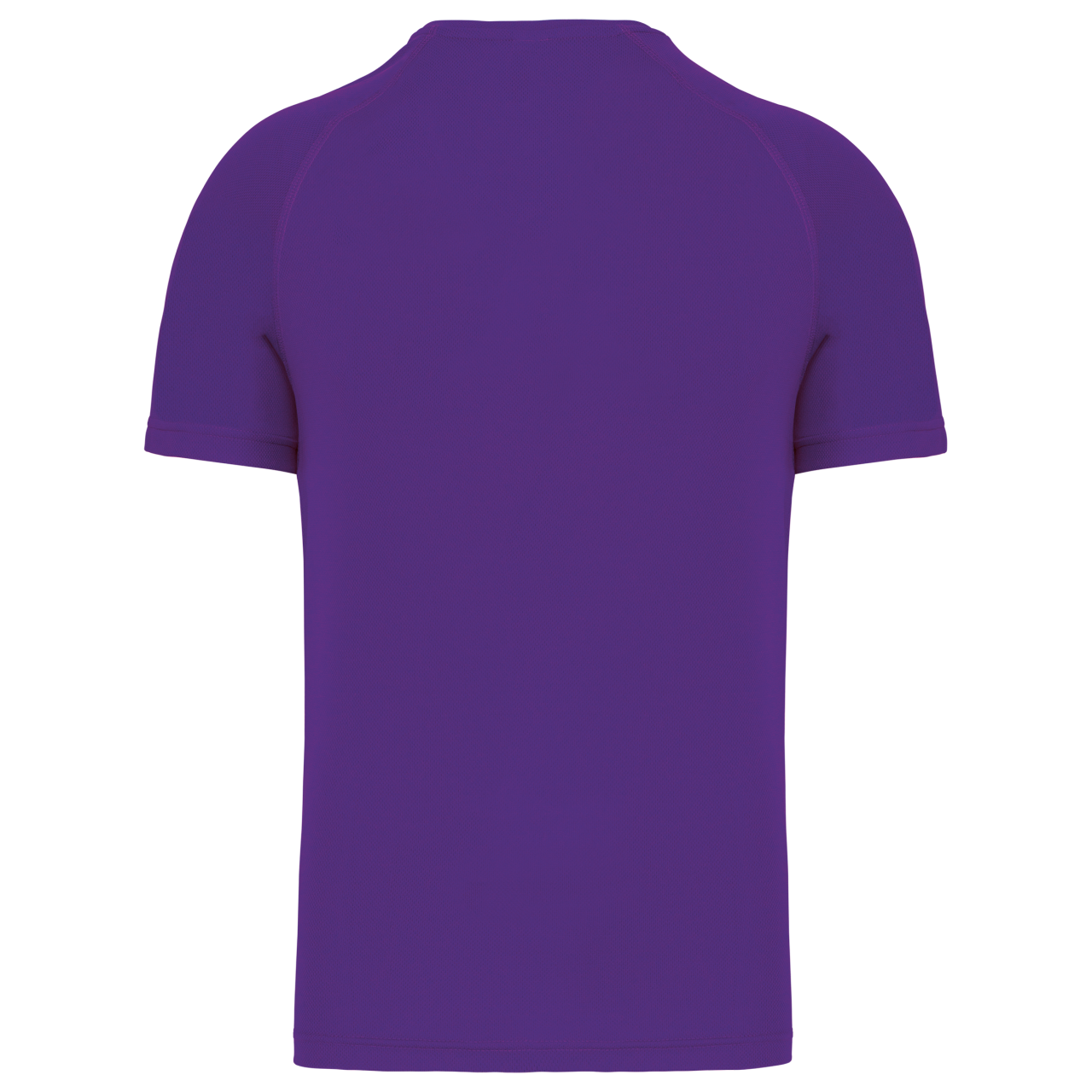 MEN’S V-NECK SHORT SLEEVE SPORTS T-SHIRT - Violet - Additional