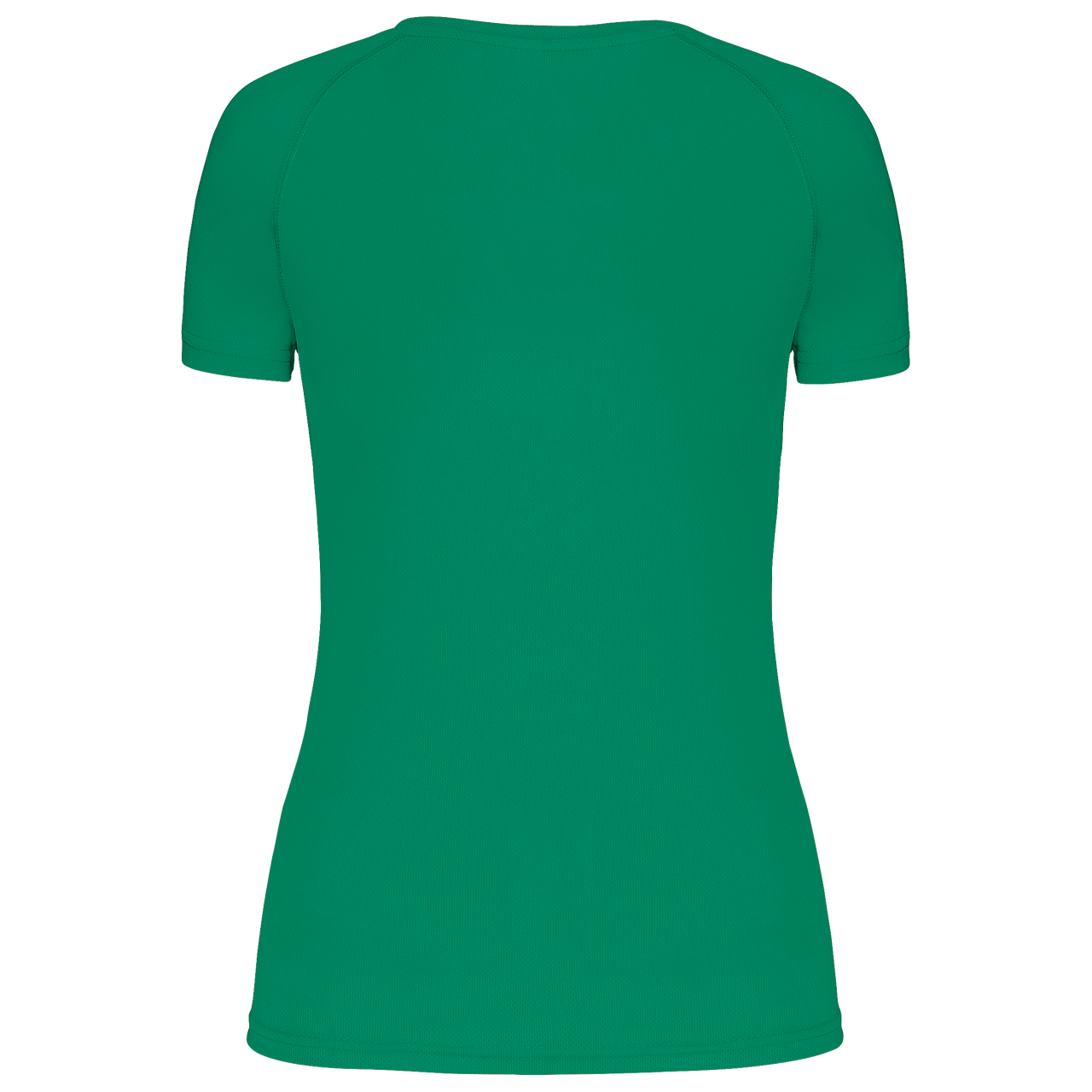 LADIES’ V-NECK SHORT SLEEVE SPORTS T-SHIRT - Kelly Green - Additional