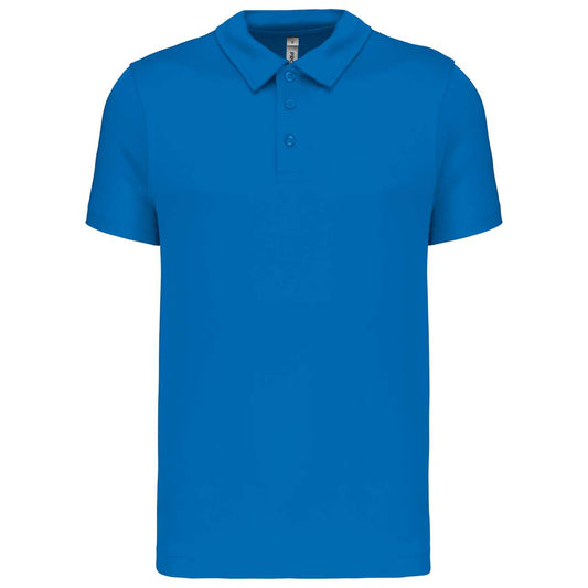 MEN'S SHORT-SLEEVED POLO SHIRT - Aqua Blue - Main