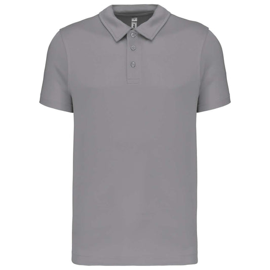 MEN'S SHORT-SLEEVED POLO SHIRT - Fine Grey - Main