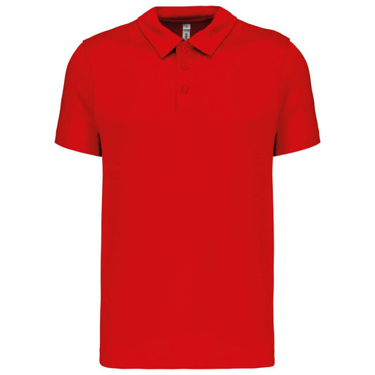 MEN'S SHORT-SLEEVED POLO SHIRT - Red - Main