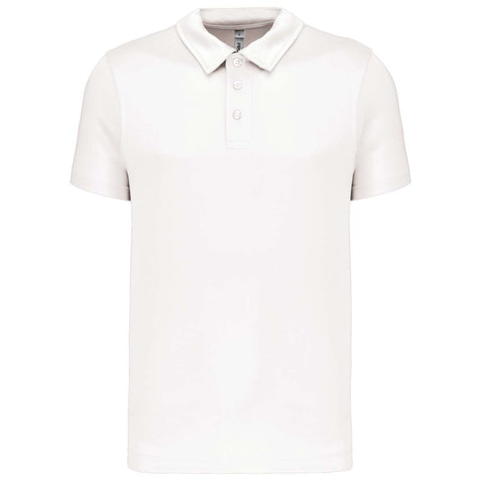 MEN'S SHORT-SLEEVED POLO SHIRT - White - Main