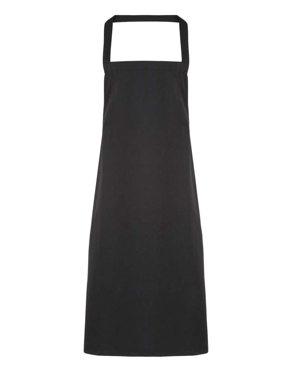 100% ORGANIC COTTON BIB APRON - Black - Main