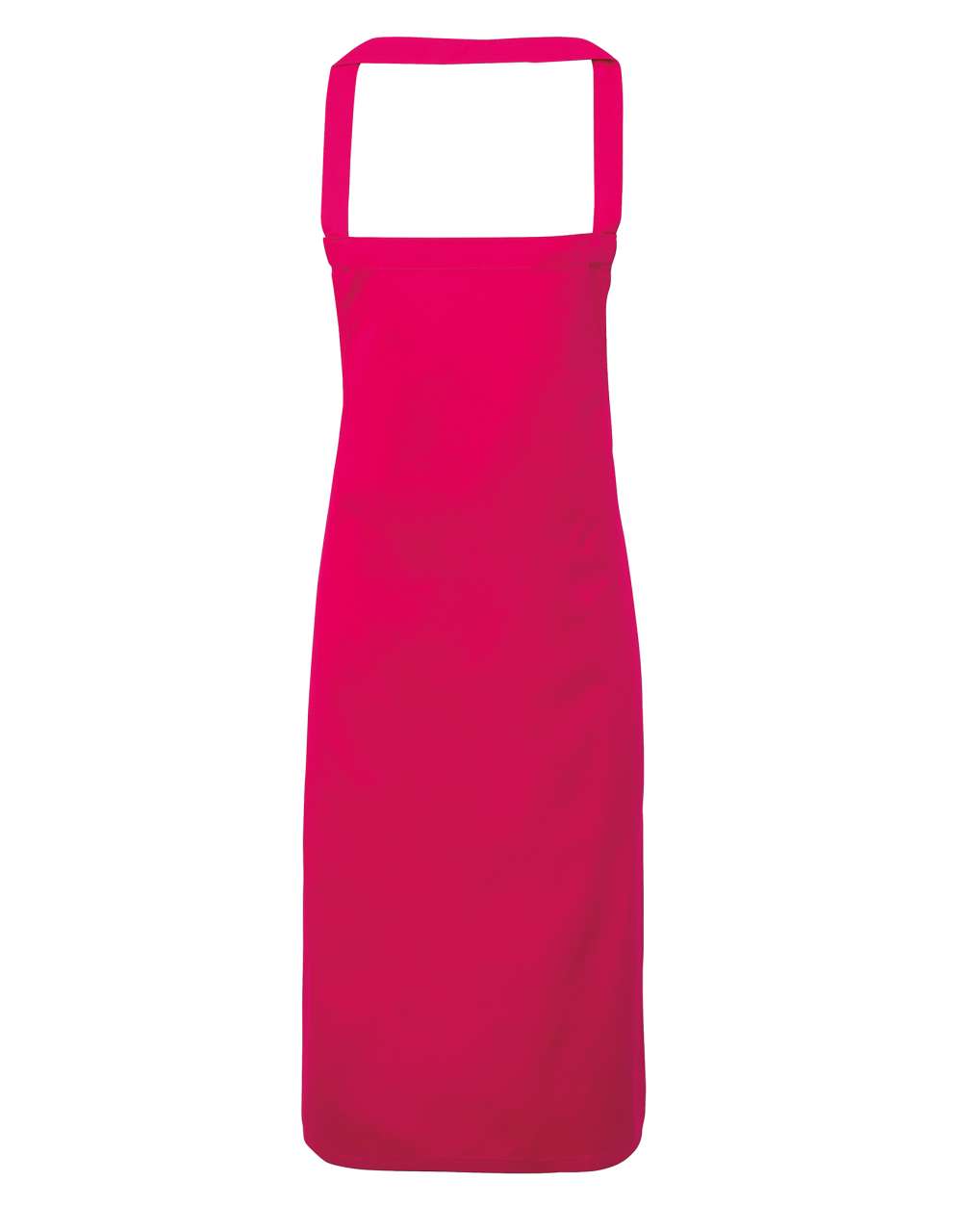 100% ORGANIC COTTON BIB APRON - Hot Pink - Main