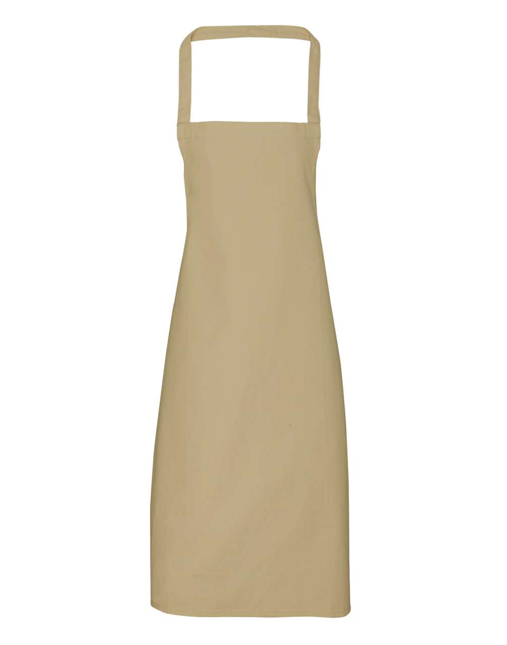 100% ORGANIC COTTON BIB APRON - Khaki - Main