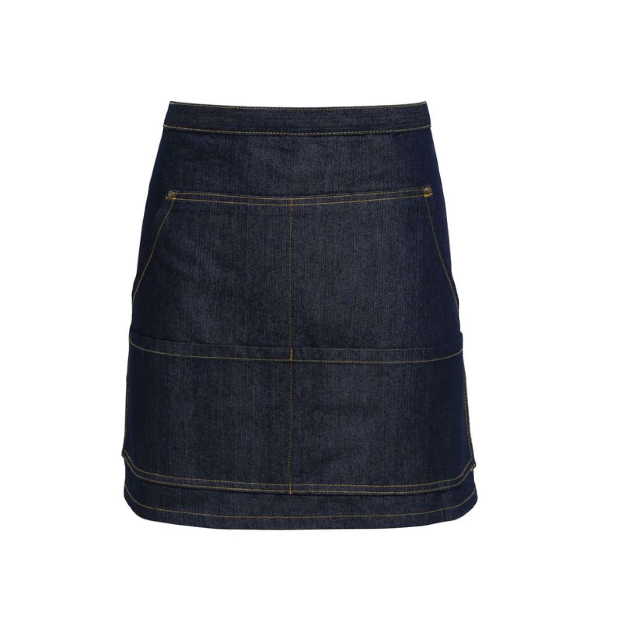 JEANS STITCH DENIM WAIST APRON - Indigo Denim - Main