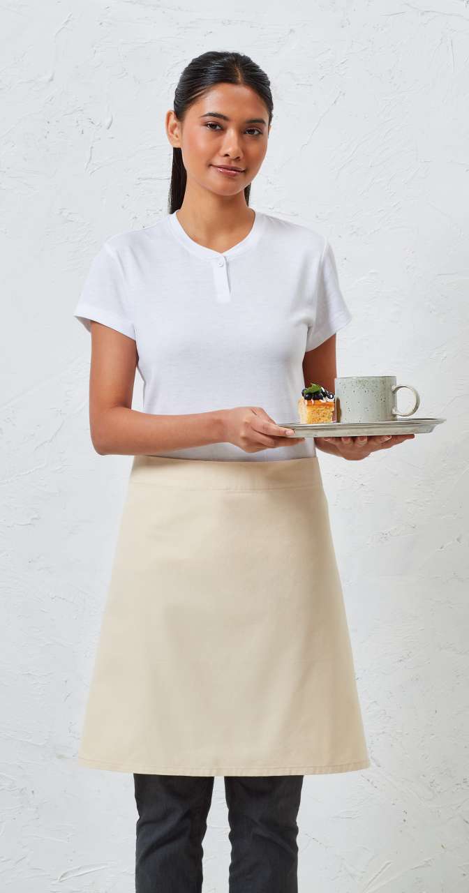 'CALIBRE' HEAVY COTTON CANVAS WAIST APRON - Navy - Model