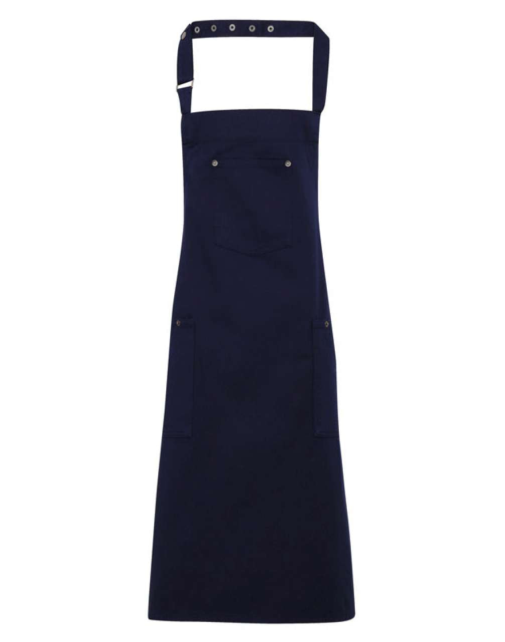 'CHINO’ BIB APRON - Navy - Main