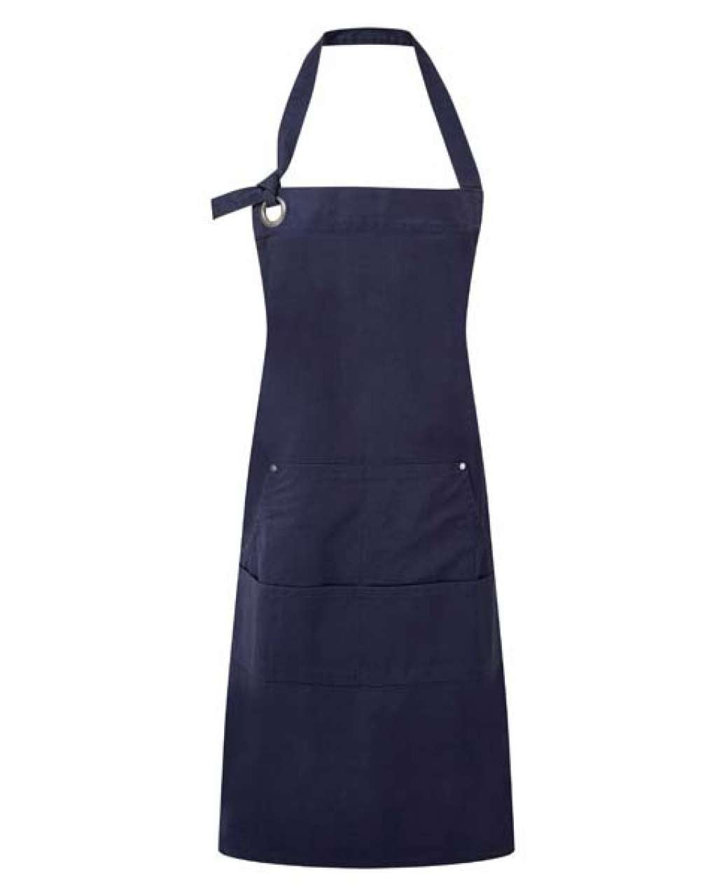 'CALIBRE' HEAVY COTTON CANVAS POCKET APRON - Navy - Main