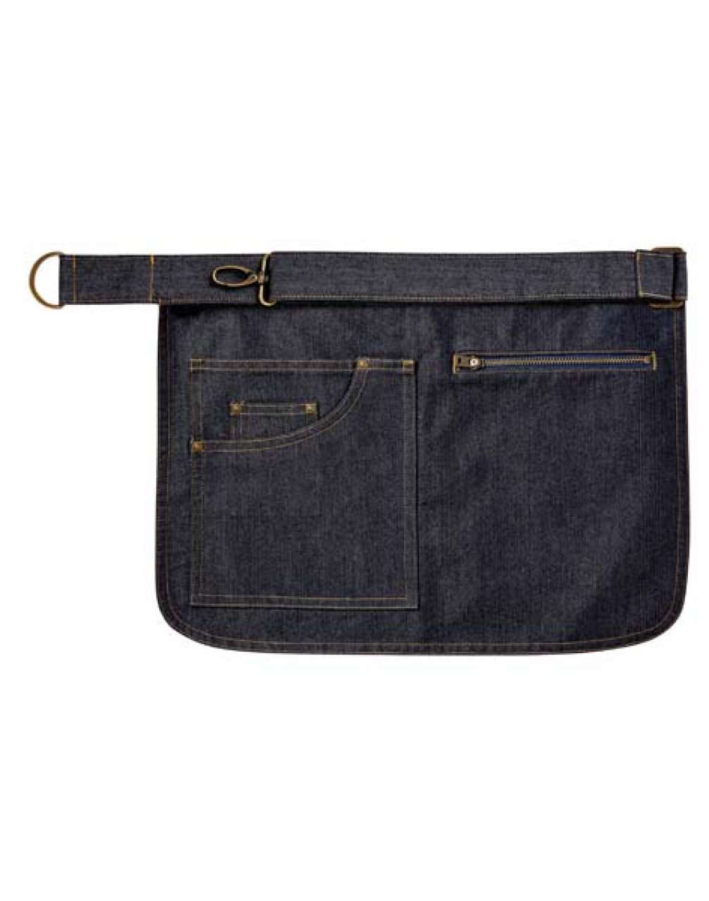 'METRO' UTILITY HIP APRON - Indigo Denim - colorimageurl