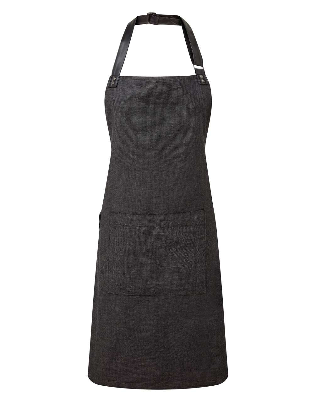 'ANNEX' OXFORD BIB APRON - Black