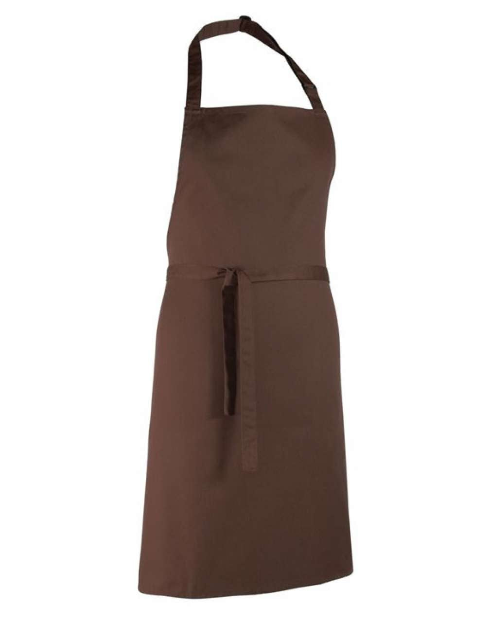 'COLOURS COLLECTION’ BIB APRON - Brown - Main