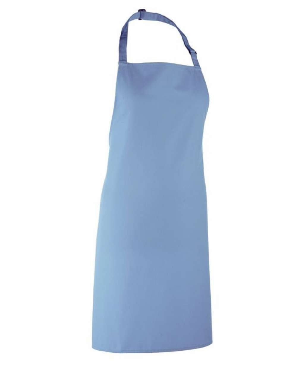 'COLOURS COLLECTION’ BIB APRON - Mid Blue - Main