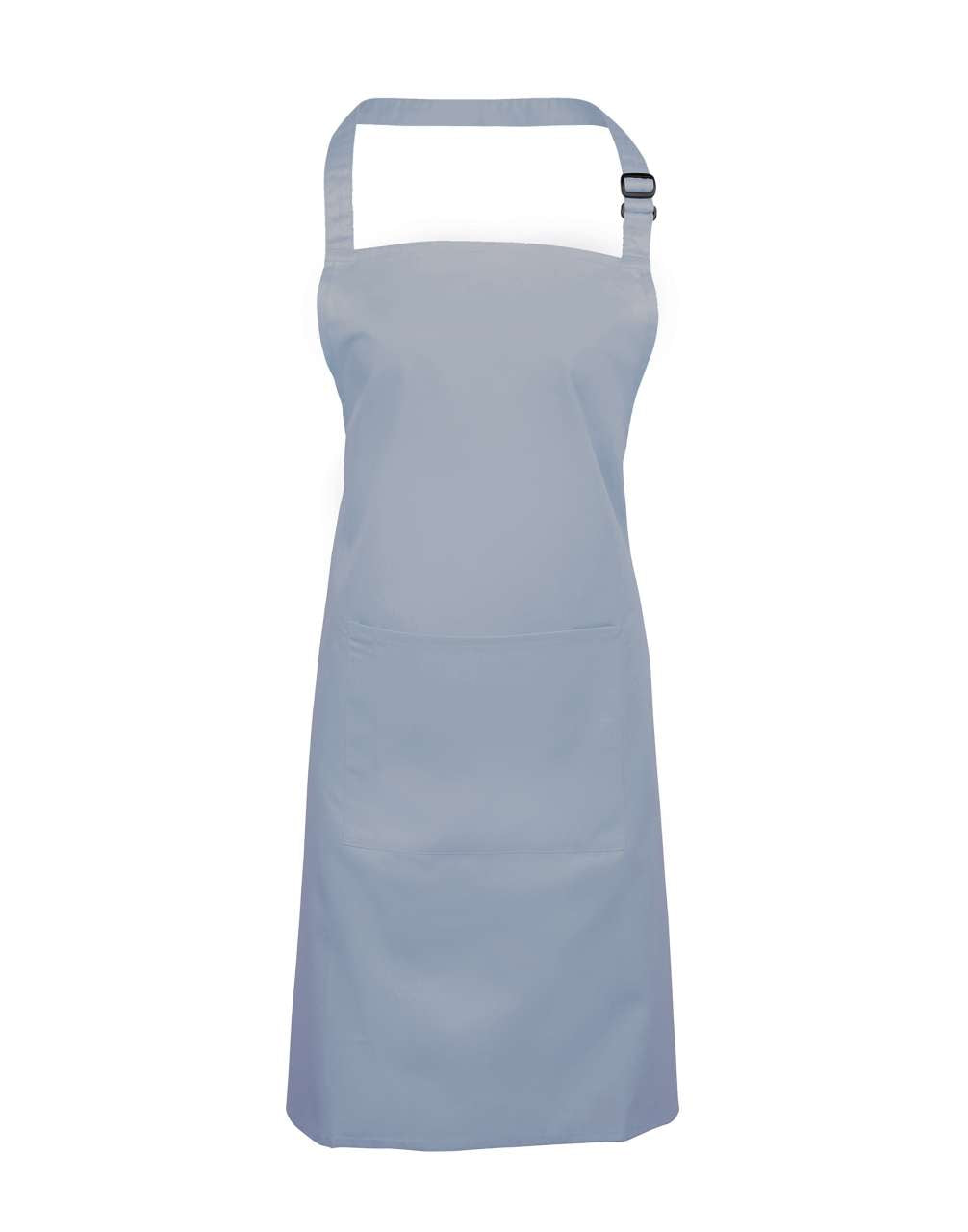 'COLOURS COLLECTION’ BIB APRON WITH POCKET - Light Blue - Main