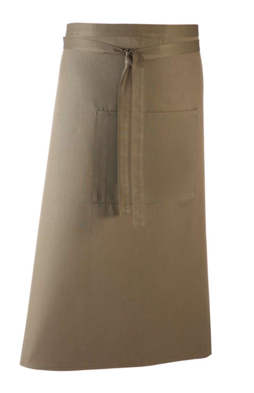 'COLOURS COLLECTION’ BAR APRON WITH POCKET - Sage - Main