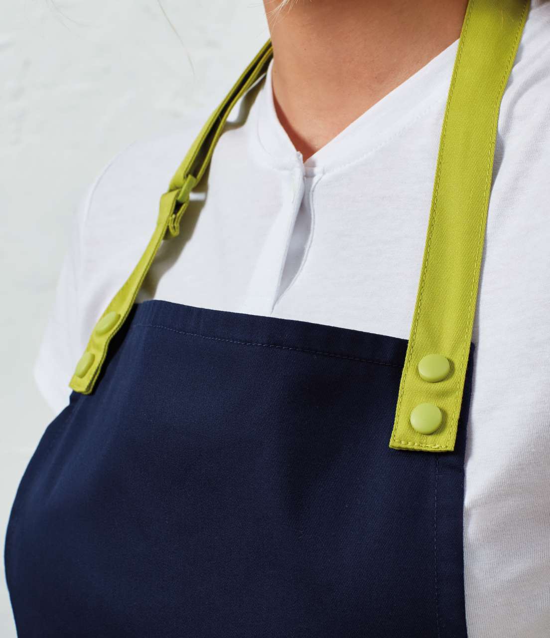 'COLOURS ' SWAP & POP APRON - STRAP - Turquoise