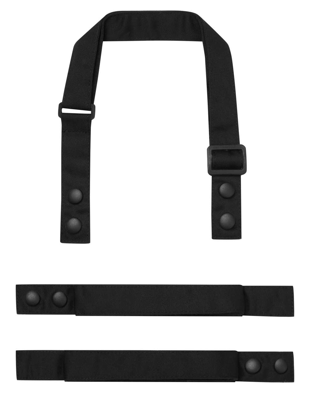 'COLOURS ' SWAP & POP APRON - STRAP - Black