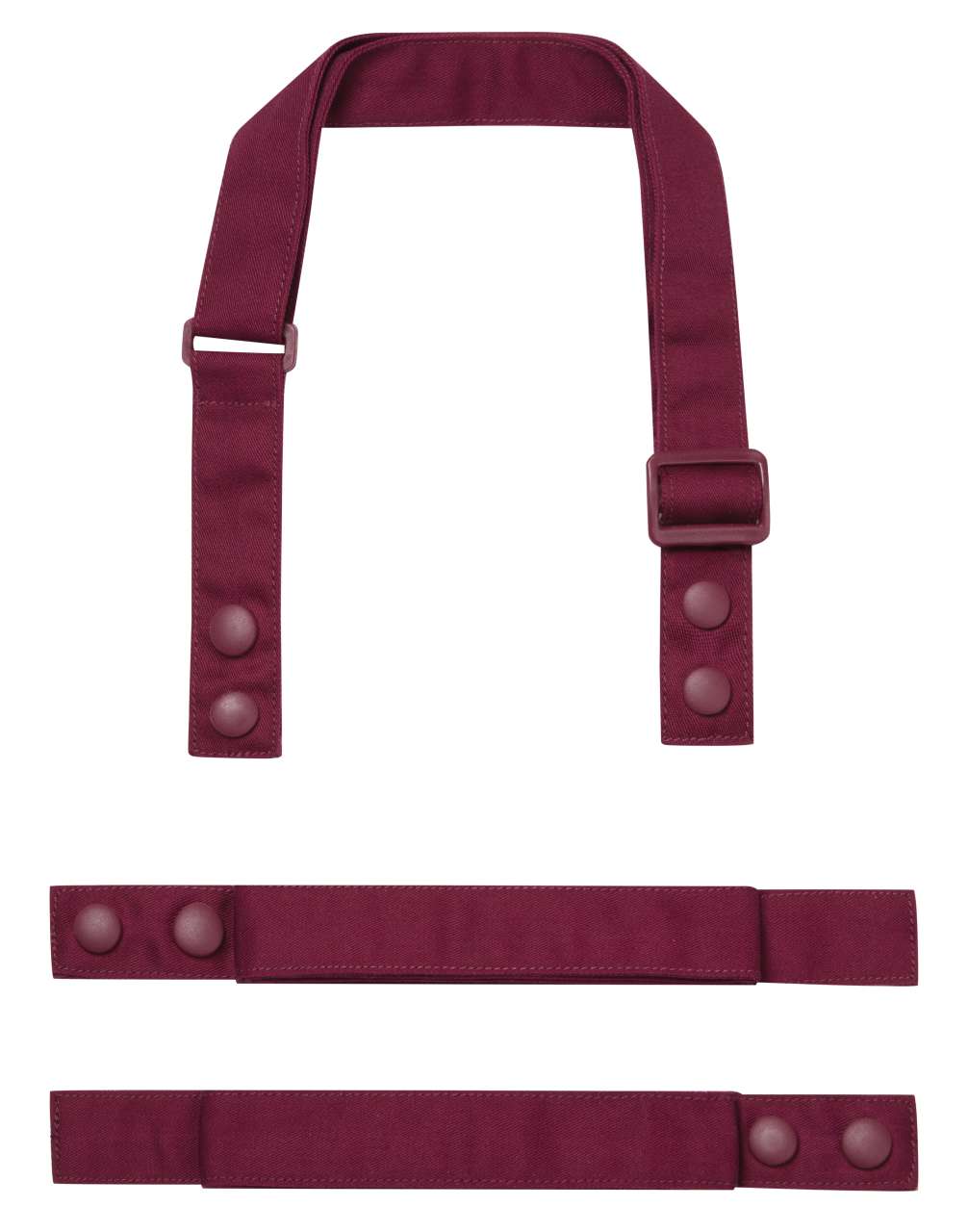 'COLOURS ' SWAP & POP APRON - STRAP - Burgundy