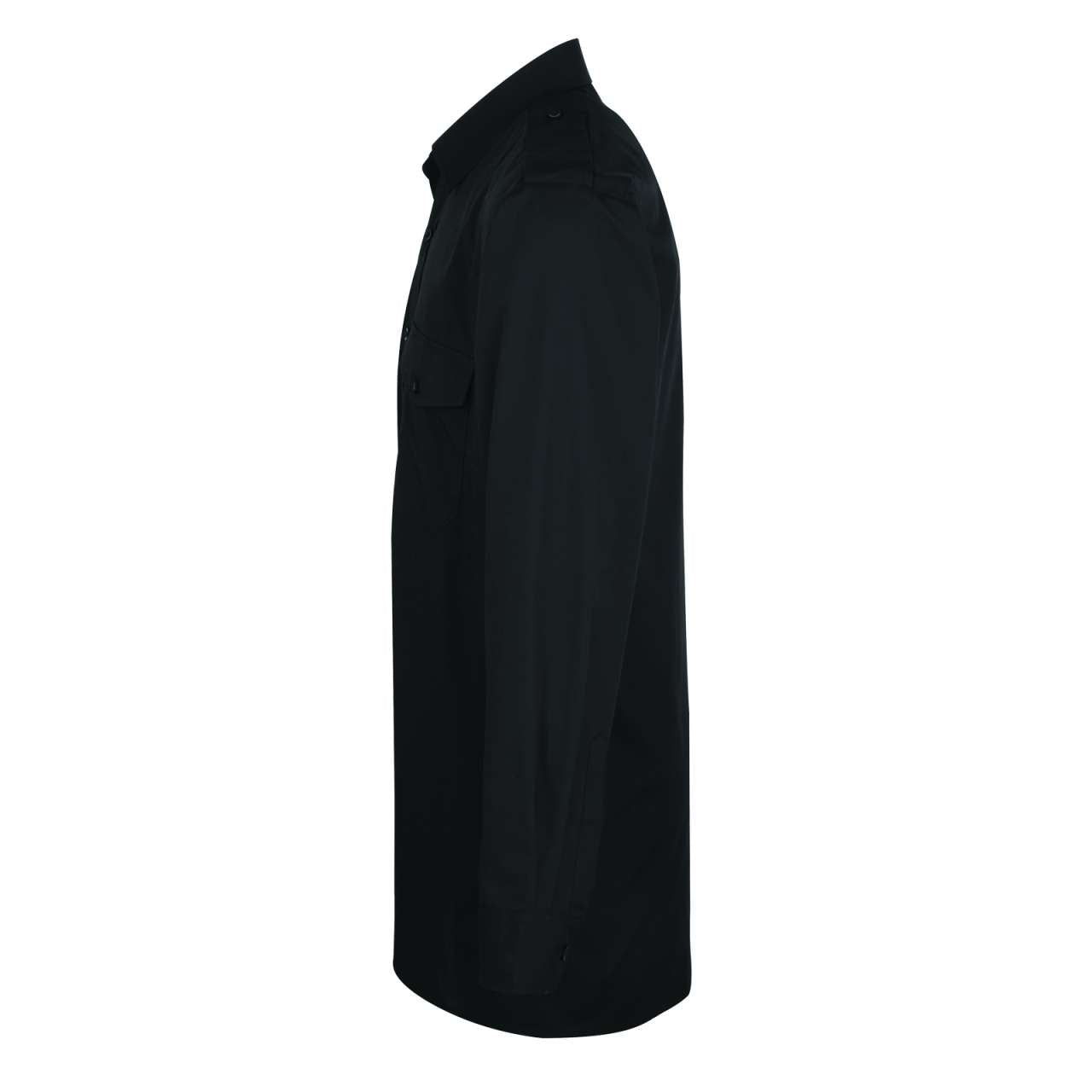 MEN’S LONG SLEEVE PILOT SHIRT - Black - Additional