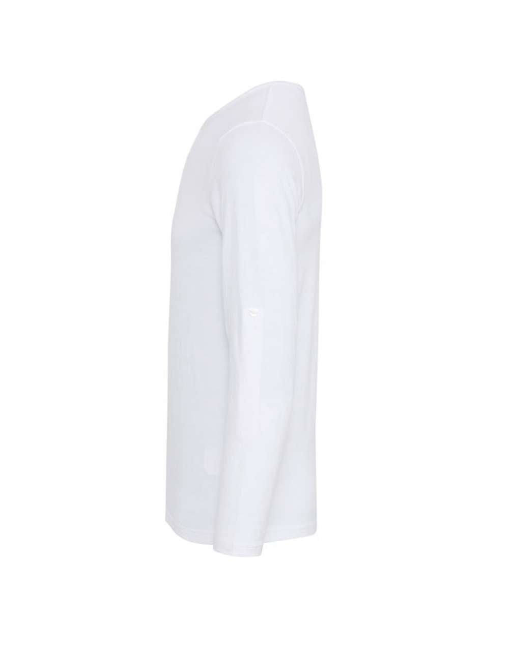 MEN'S LONG JOHN ROLL SLEEVE TEE - White - Additional