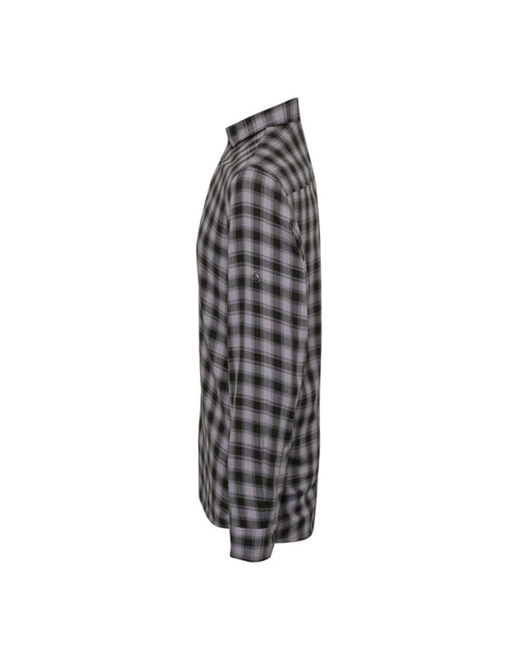 'MULLIGAN' CHECK - MEN'S LONG SLEEVE COTTON SHIRT - Steel/Black - Additional