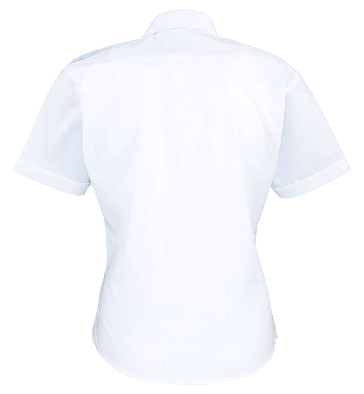 WOMEN'S SHORT SLEEVE PILOT SHIRT - White - Additional