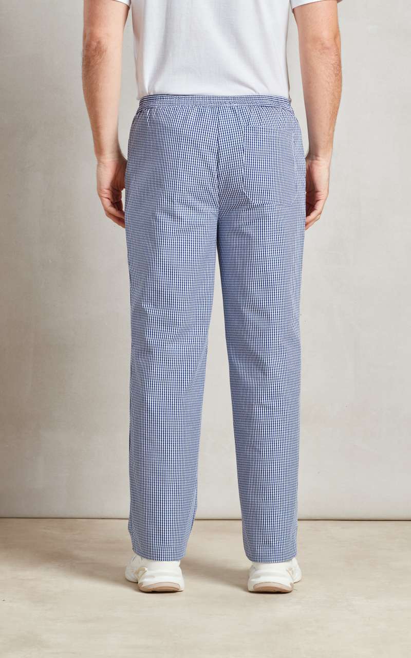 CHEF'S PULL-ON TROUSERS - Black/White Check - Additional