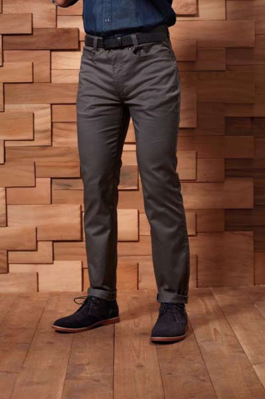 MEN'S PERFORMANCE CHINO JEANS - Black - Additional