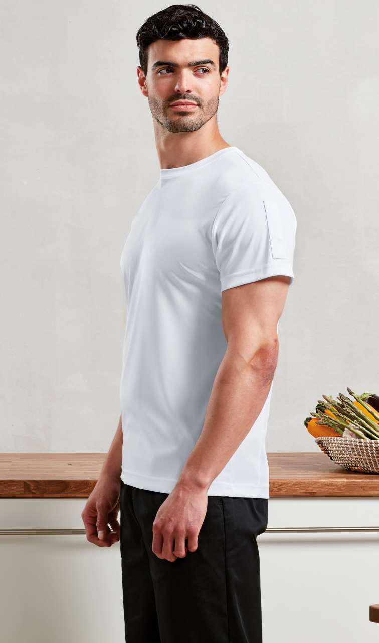COOLCHECKER® CHEF’S T-SHIRT (MESH BACK) - White - Additional
